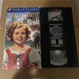 Vintage Shirley Temple Heidi VHS Tape